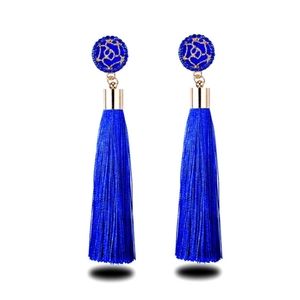 New!!! Lovely 🥰 Royal Blue Tassel Earrings 😘